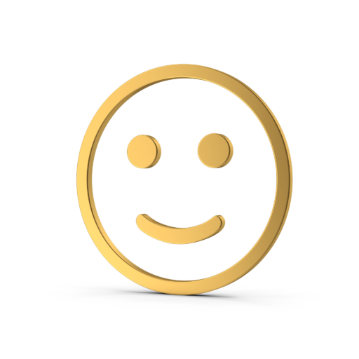 Smiling Emoji Gold.I02.2k